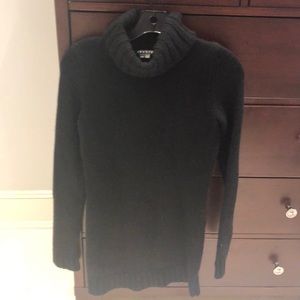 Theory black turtleneck sweater/sweater dress